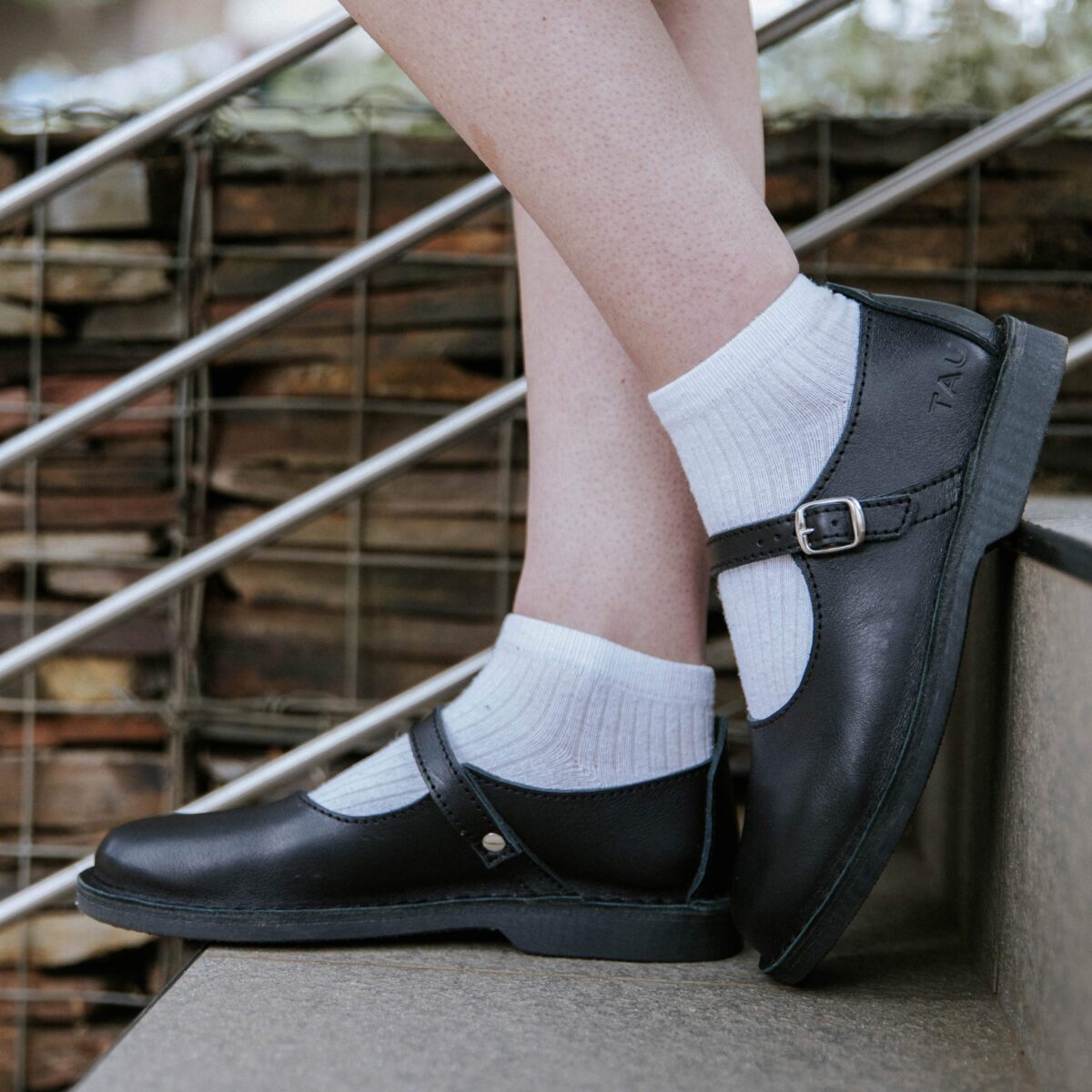Girls Leather School Shoes - Image 2